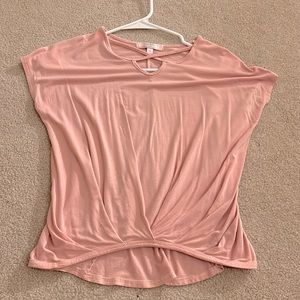 Girls pink shirt